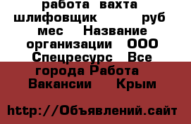 работа. вахта. шлифовщик. 50 000 руб./мес. › Название организации ­ ООО Спецресурс - Все города Работа » Вакансии   . Крым